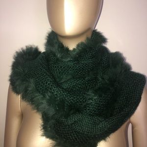Beautiful Rudsak wool and fur scarf
